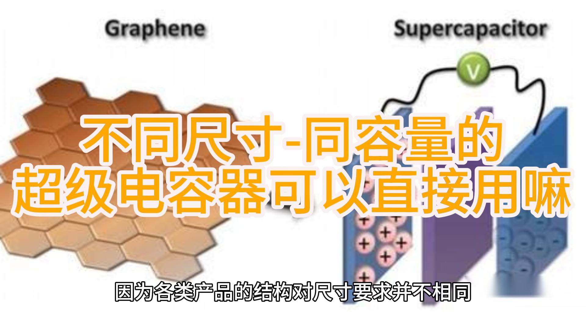 超級電容器在同樣容量與電壓的條件下，為什么有多種尺寸